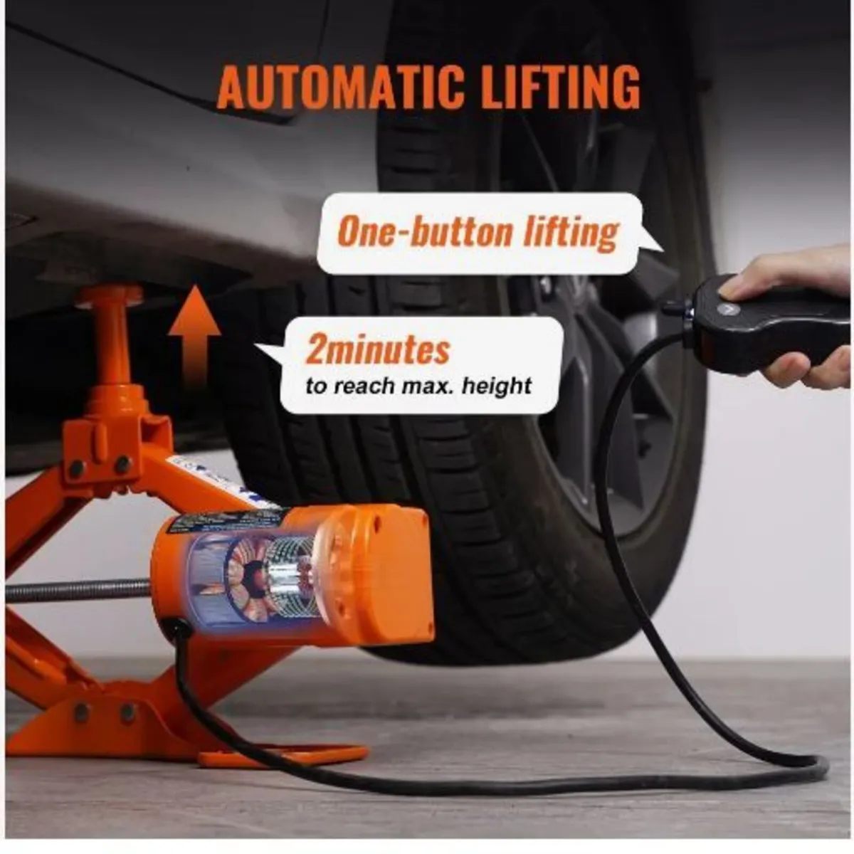 Electric Car Jack Floor Jack 3 Ton Electric - Image 2