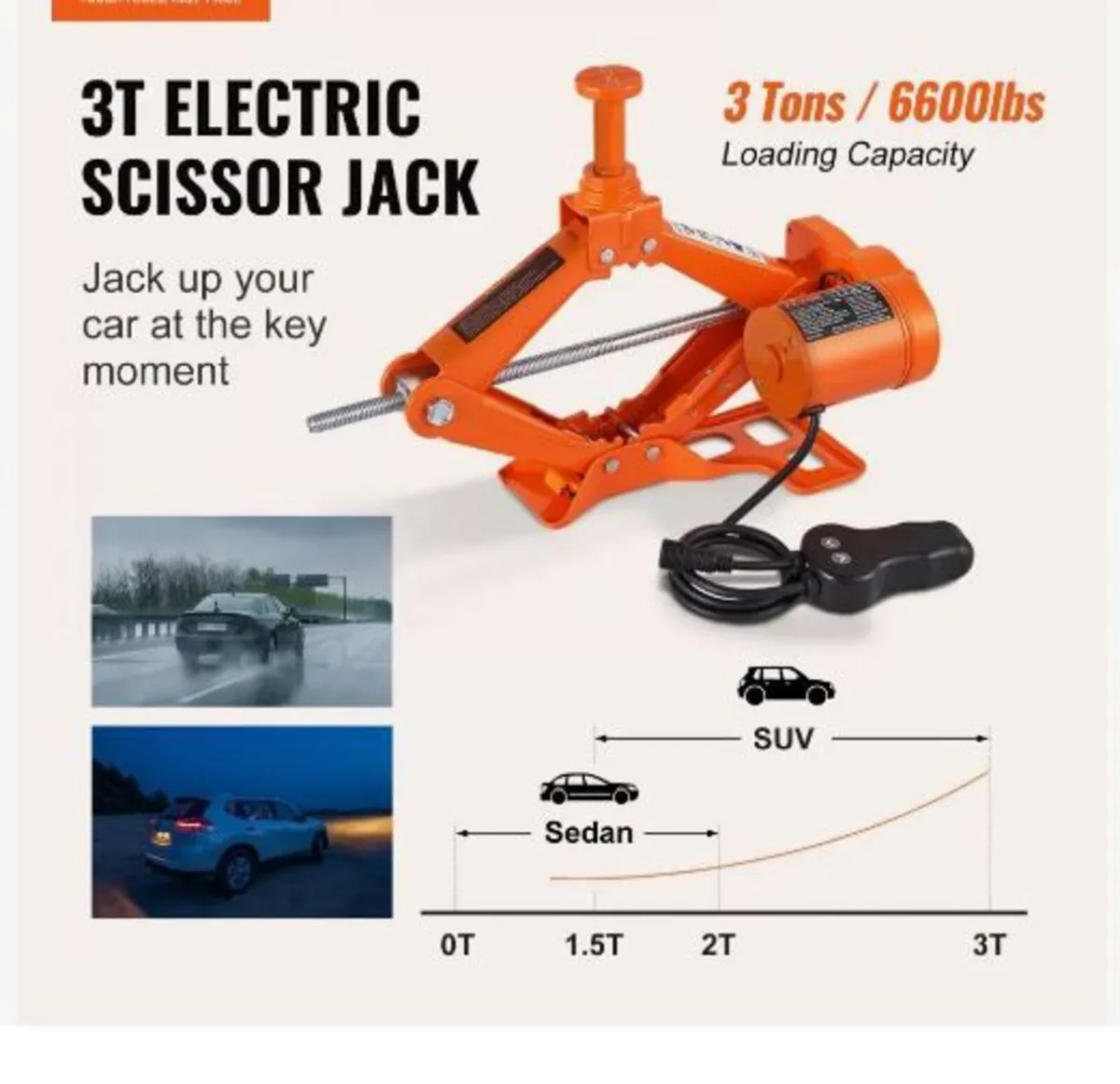 Electric Car Jack Floor Jack 3 Ton Electric - Image 3