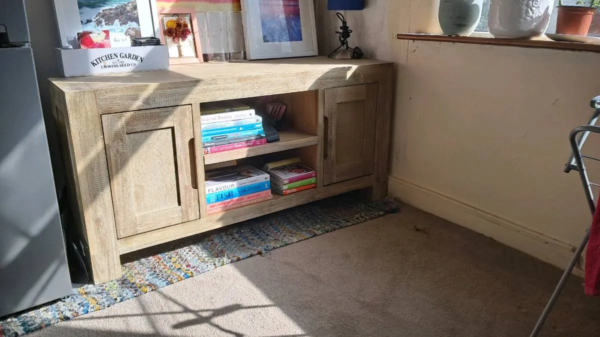 Acacia Wood TV Unit - Image 2