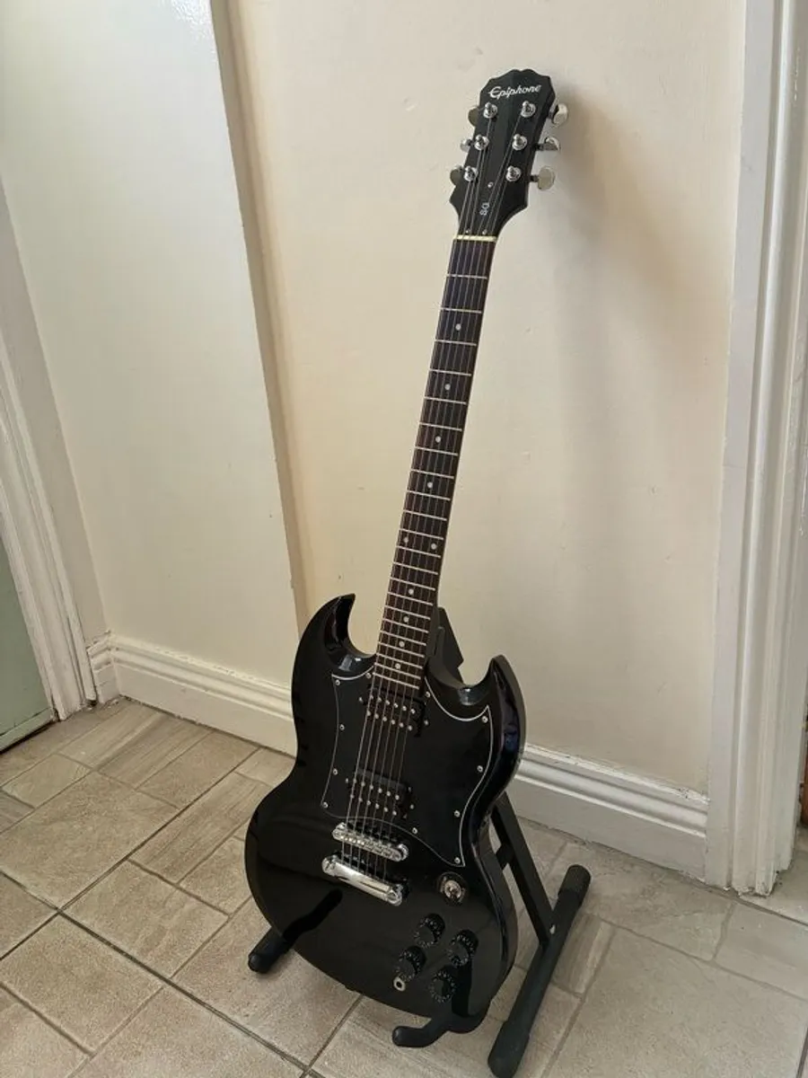 Epiphone SG Guitar. Black - Image 1