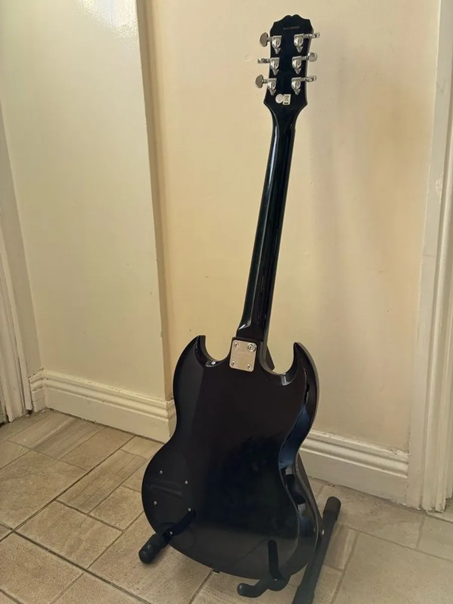 Epiphone SG Guitar. Black - Image 3