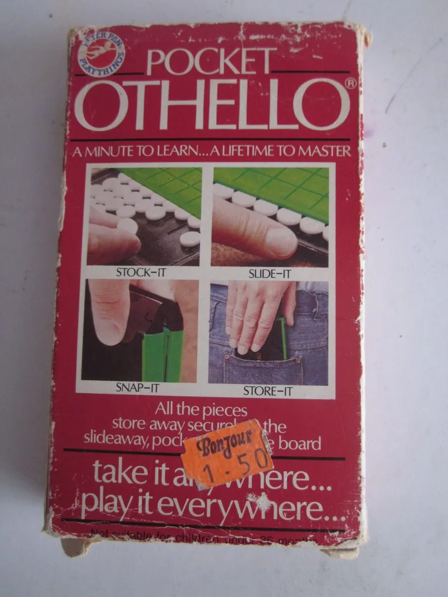 Vintage Pocket Othello Board Game by Peter Pan - Image 1