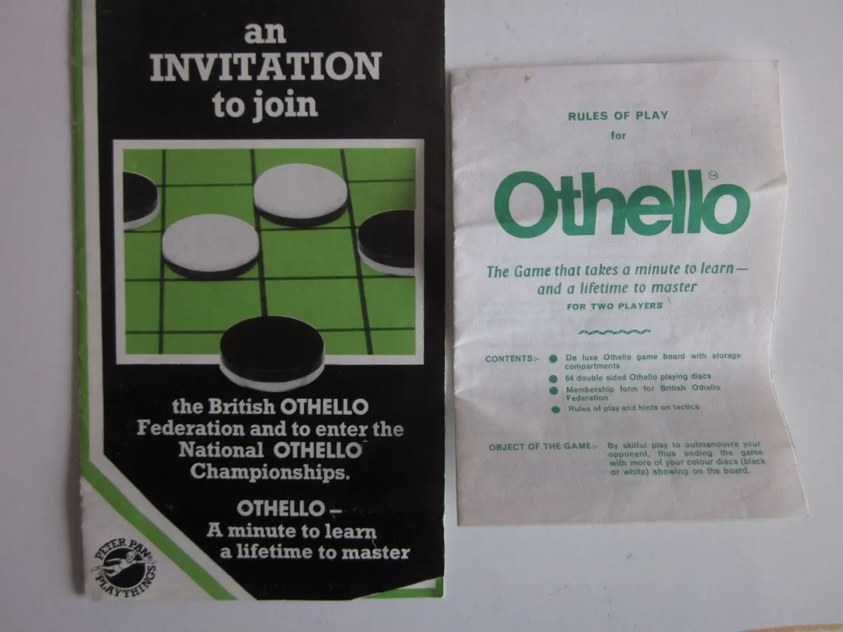 Vintage Pocket Othello Board Game by Peter Pan - Image 3