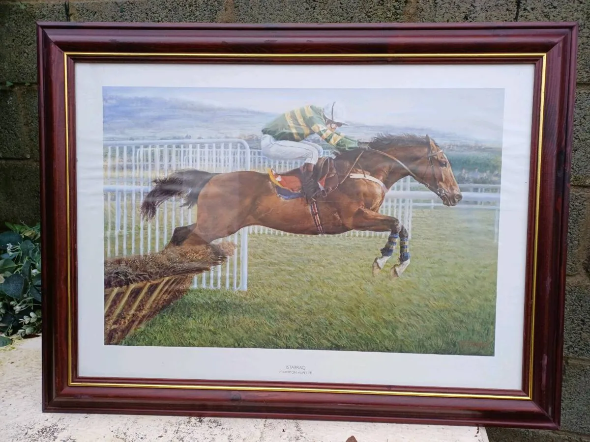 Vintage Racehorse ISTABRAQ PICTURE - Image 2