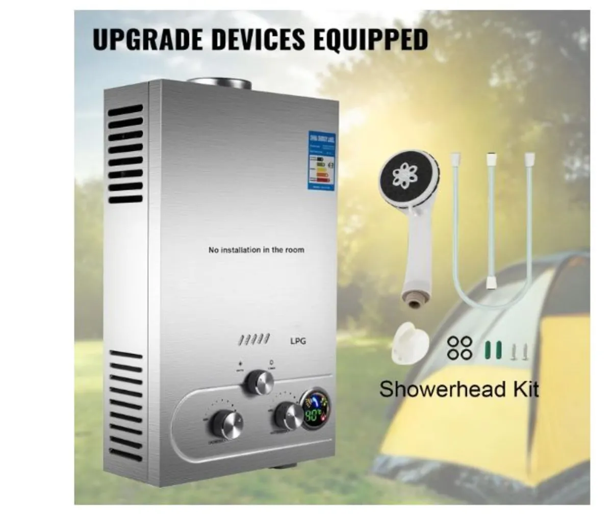 Liquid Gas Instantaneous Water Heater 18L 36KW - Image 2