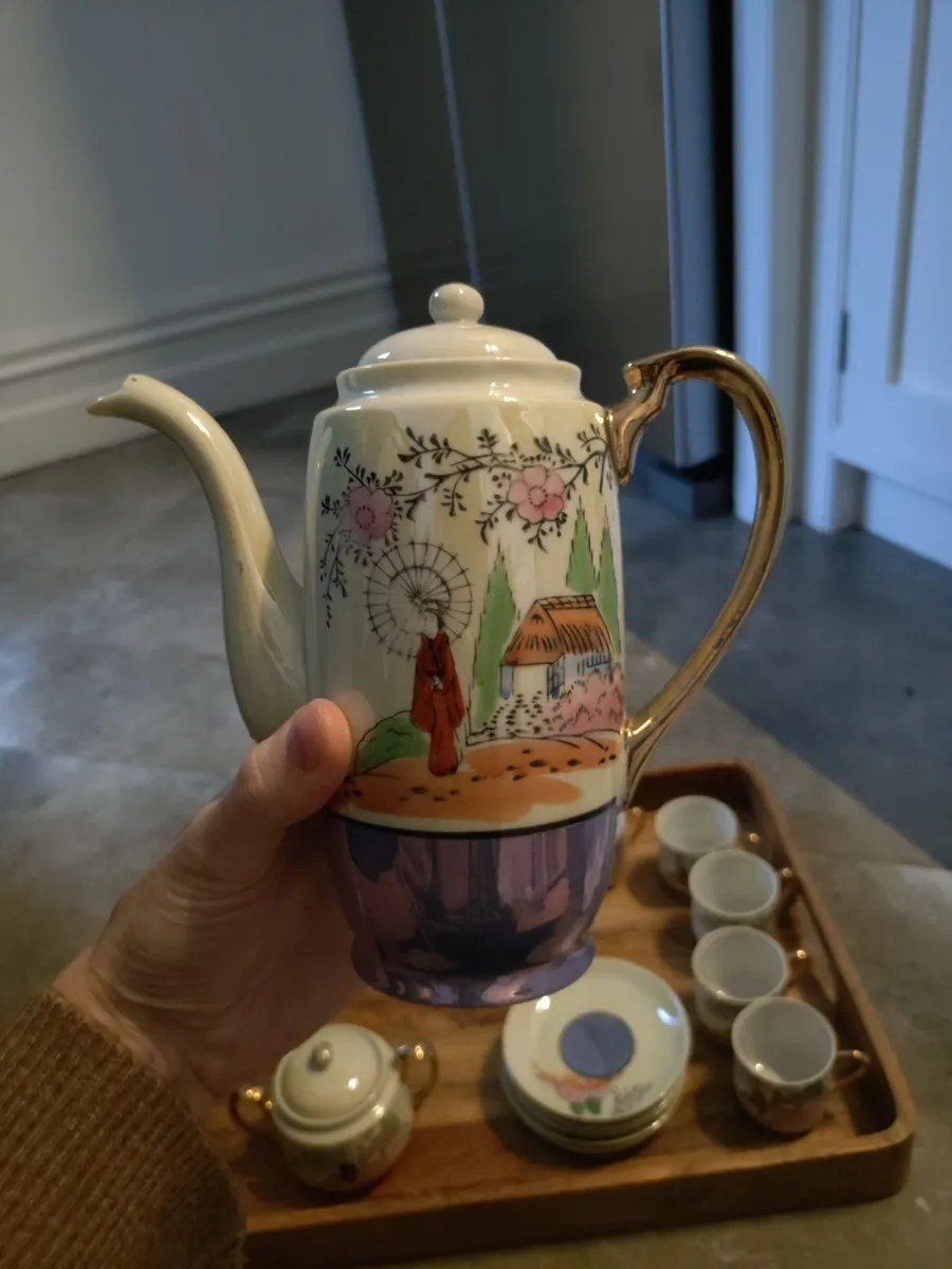 Japanese tea set - pristine - Image 2
