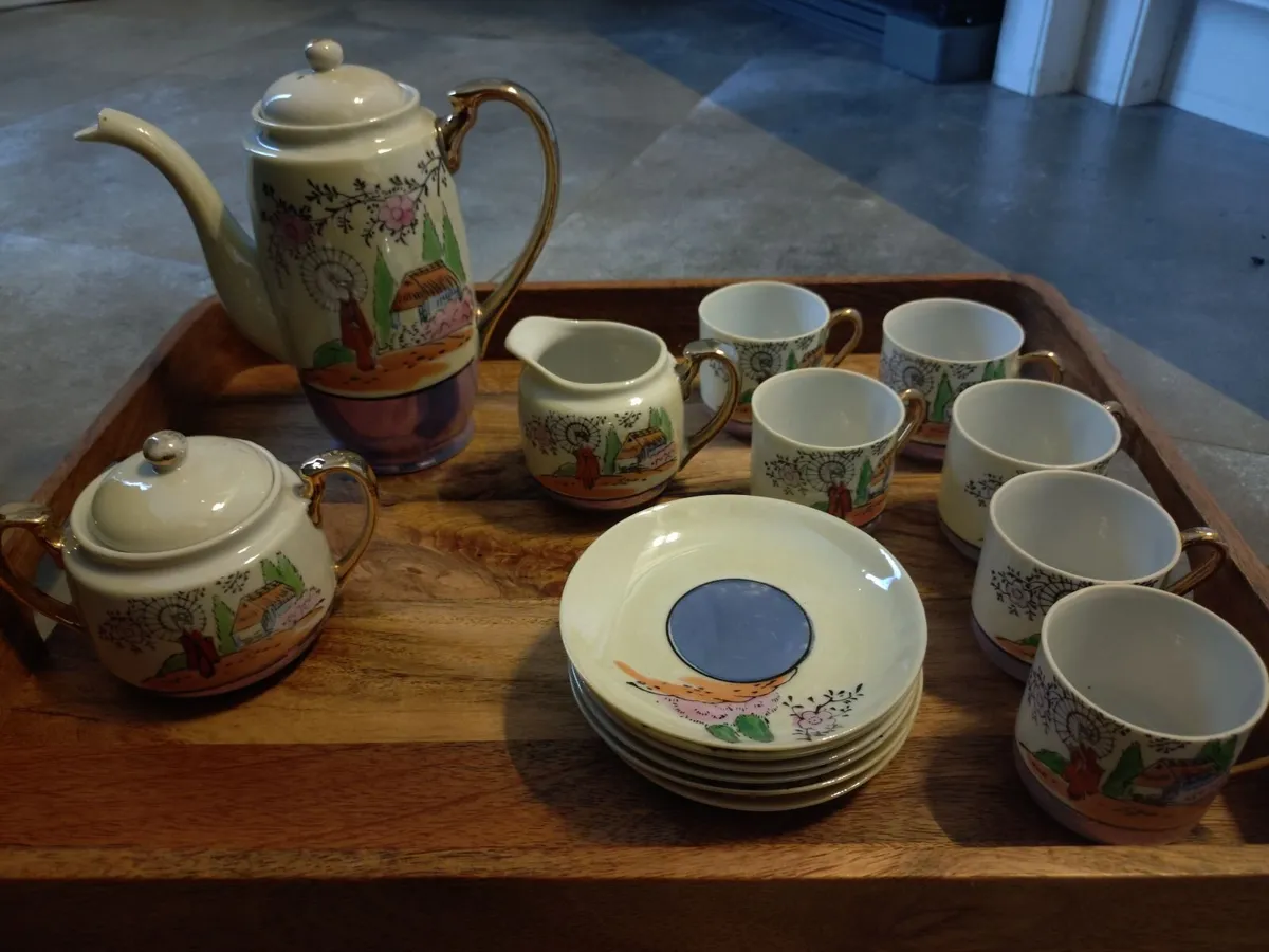 Japanese tea set - pristine - Image 1