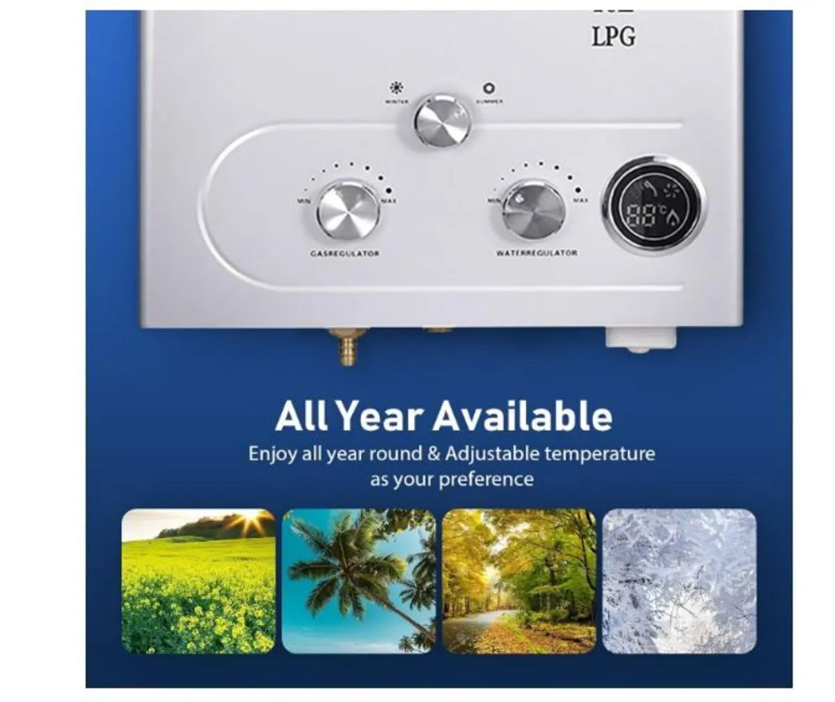 18L Gas Instantaneous Water Heater, 36 KW - Image 4