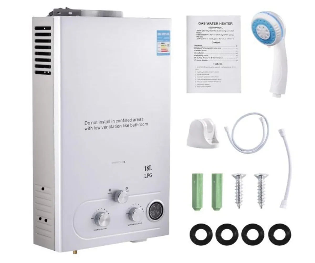 18L Gas Instantaneous Water Heater, 36 KW - Image 1