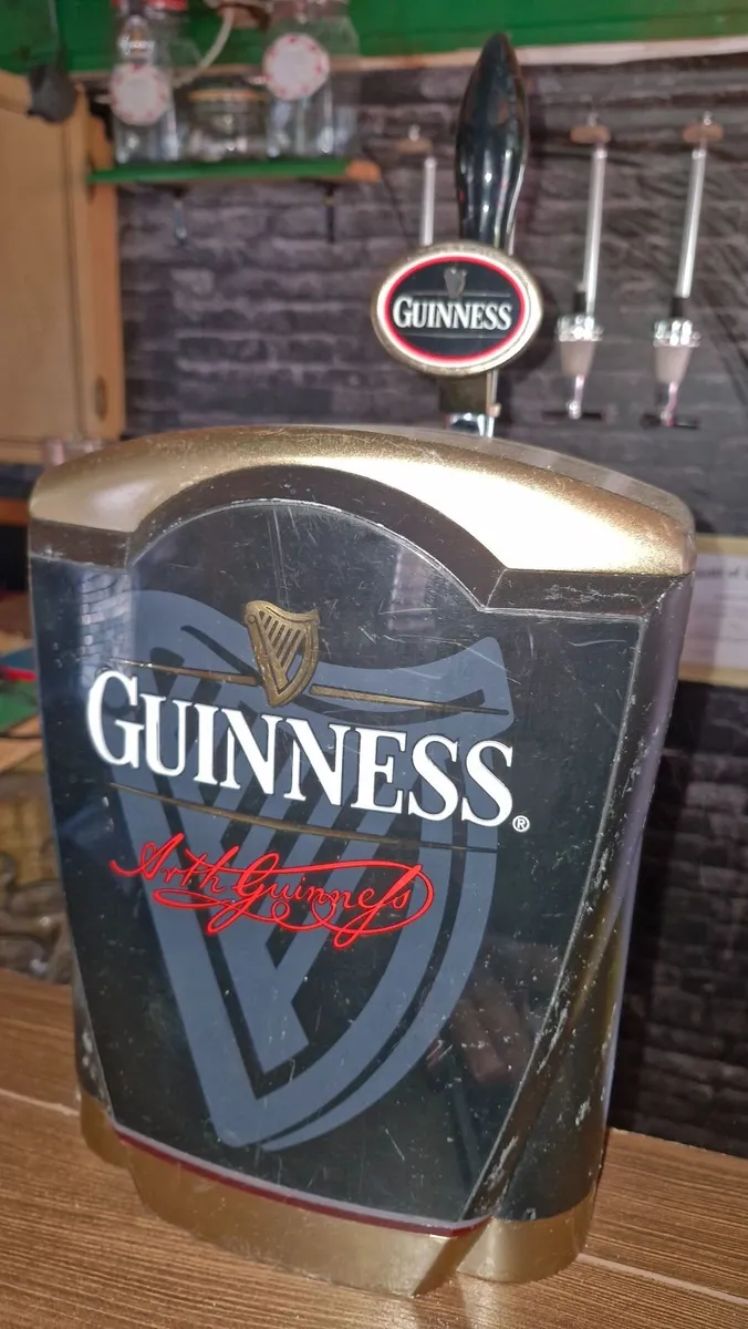 Guinness, Bud taps and cooler. - Image 1