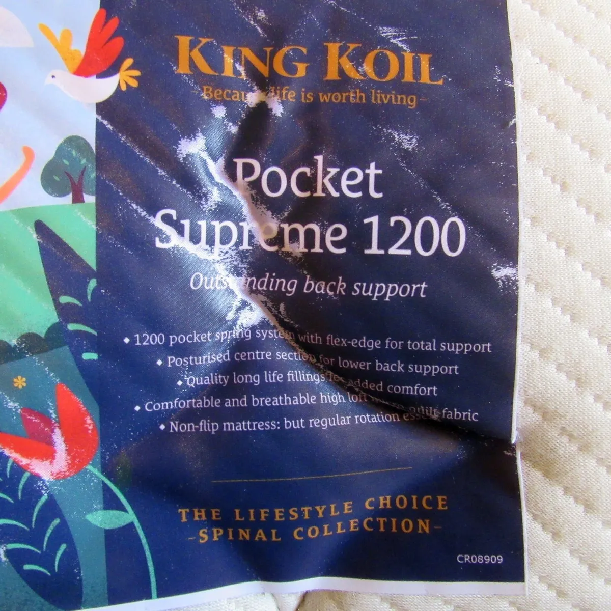 King Koil Pocket Supreme 1200 Mattress – Thick - Image 2