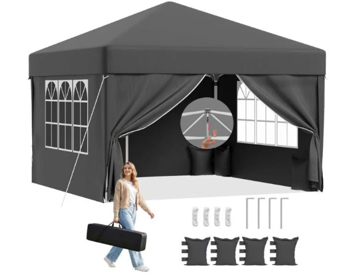 Gazebo 3 x 3 m Waterproof - Image 1
