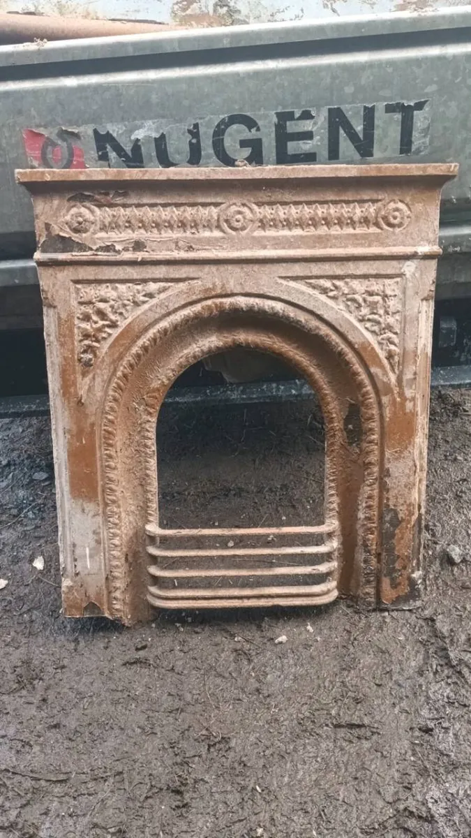 Cast iron fireplace