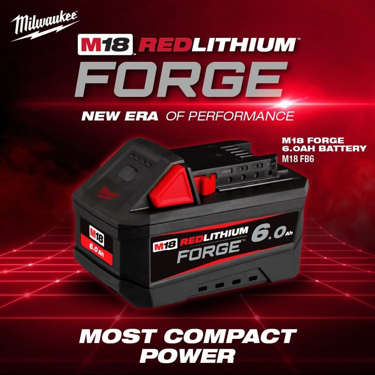 Milwaukee 6Ah Forge Batteries + Fast Charger - Image 4