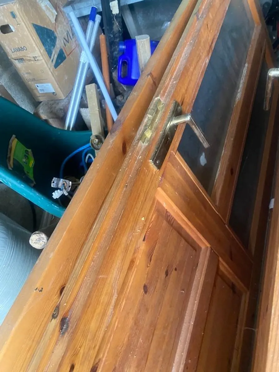 5 solid pine  inside doors for sale - Image 1