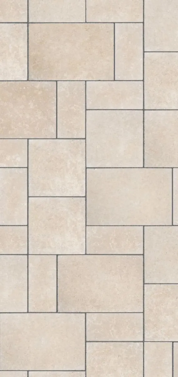 Egyptian Limestone Paving - French Pattern - Image 2