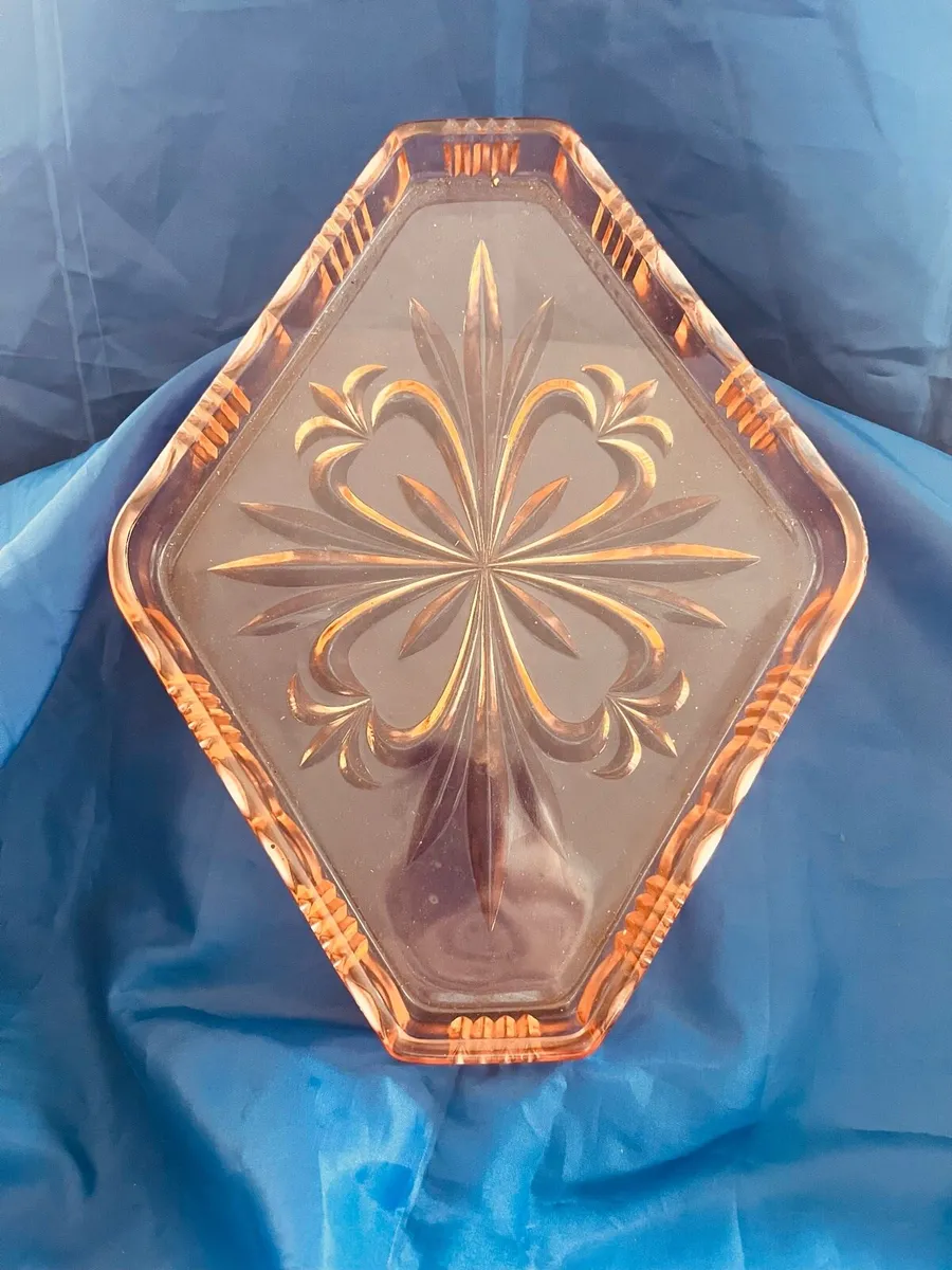 Art dec glass tray - Image 4