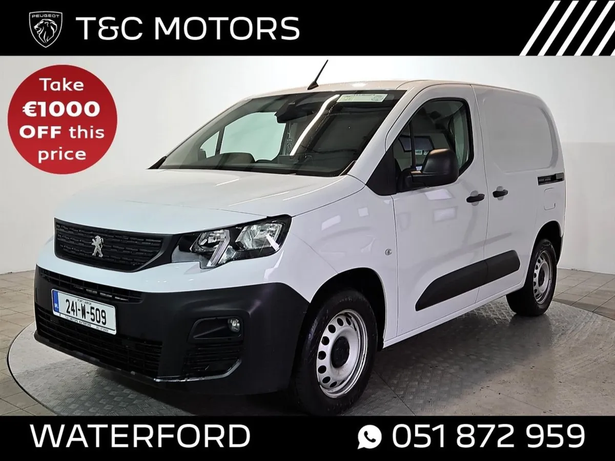 Peugeot Partner 1000KG Professional Plus, 1 Owner, - Image 1