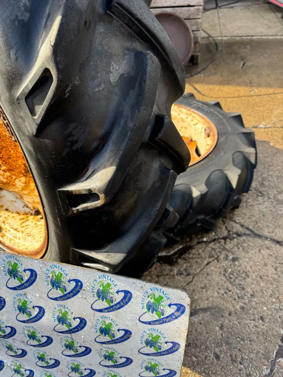 12.4-32 Tyres & Rims to suit David Brown Tractors - Image 4