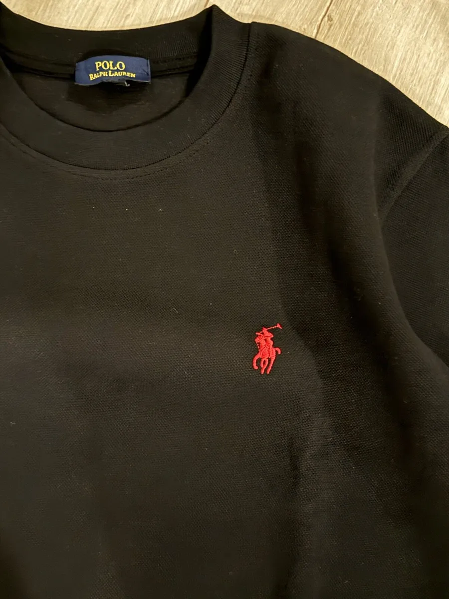 2 Ralph lauren Sweaters 1(black size S)(navy sizeM - Image 4