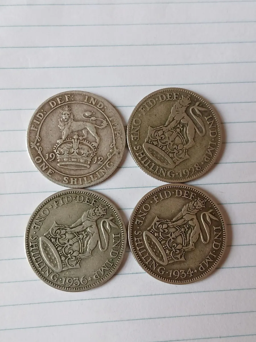 One shilling silver - Image 1