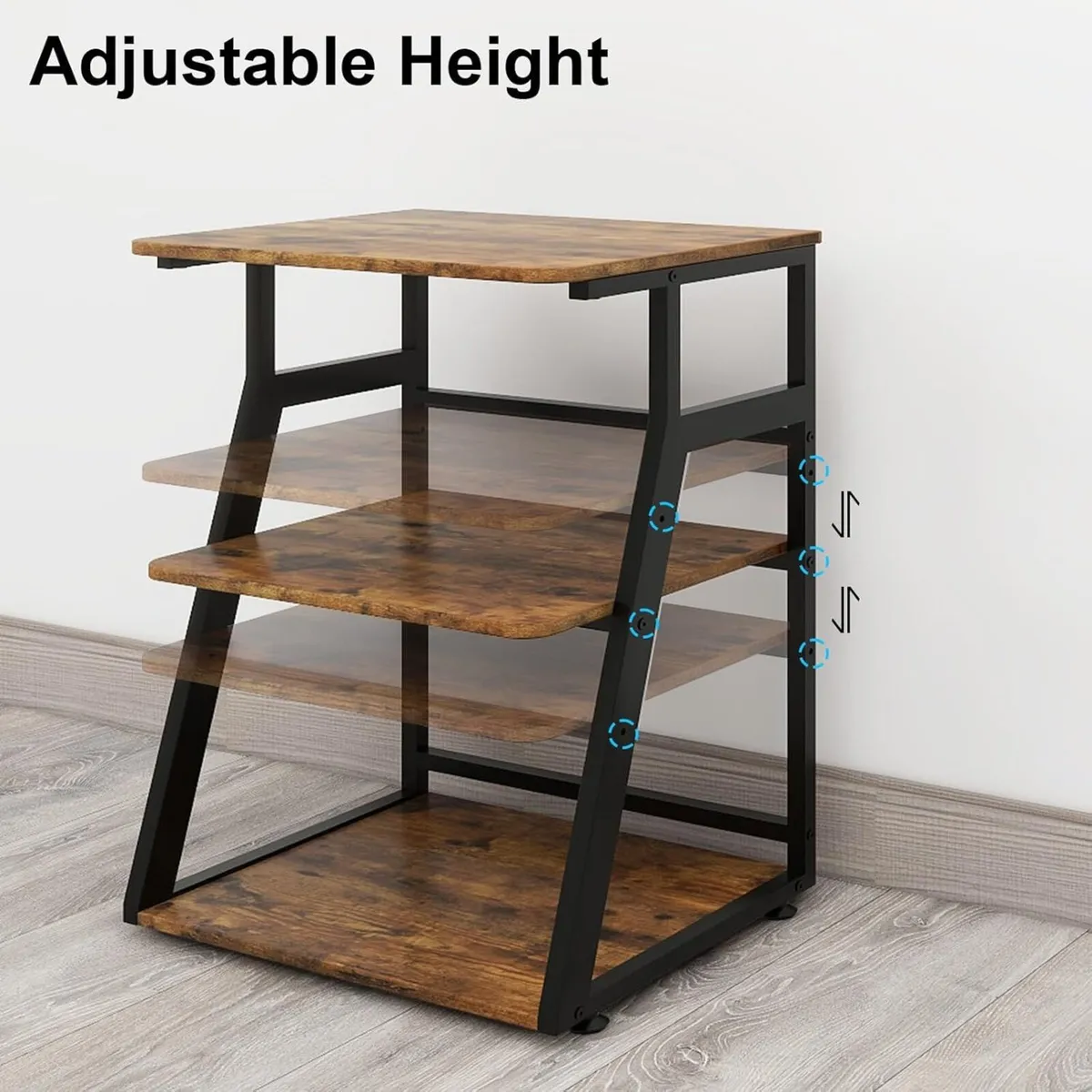 60x50x75cm Printer Stand 3 Tier Table with - Image 4