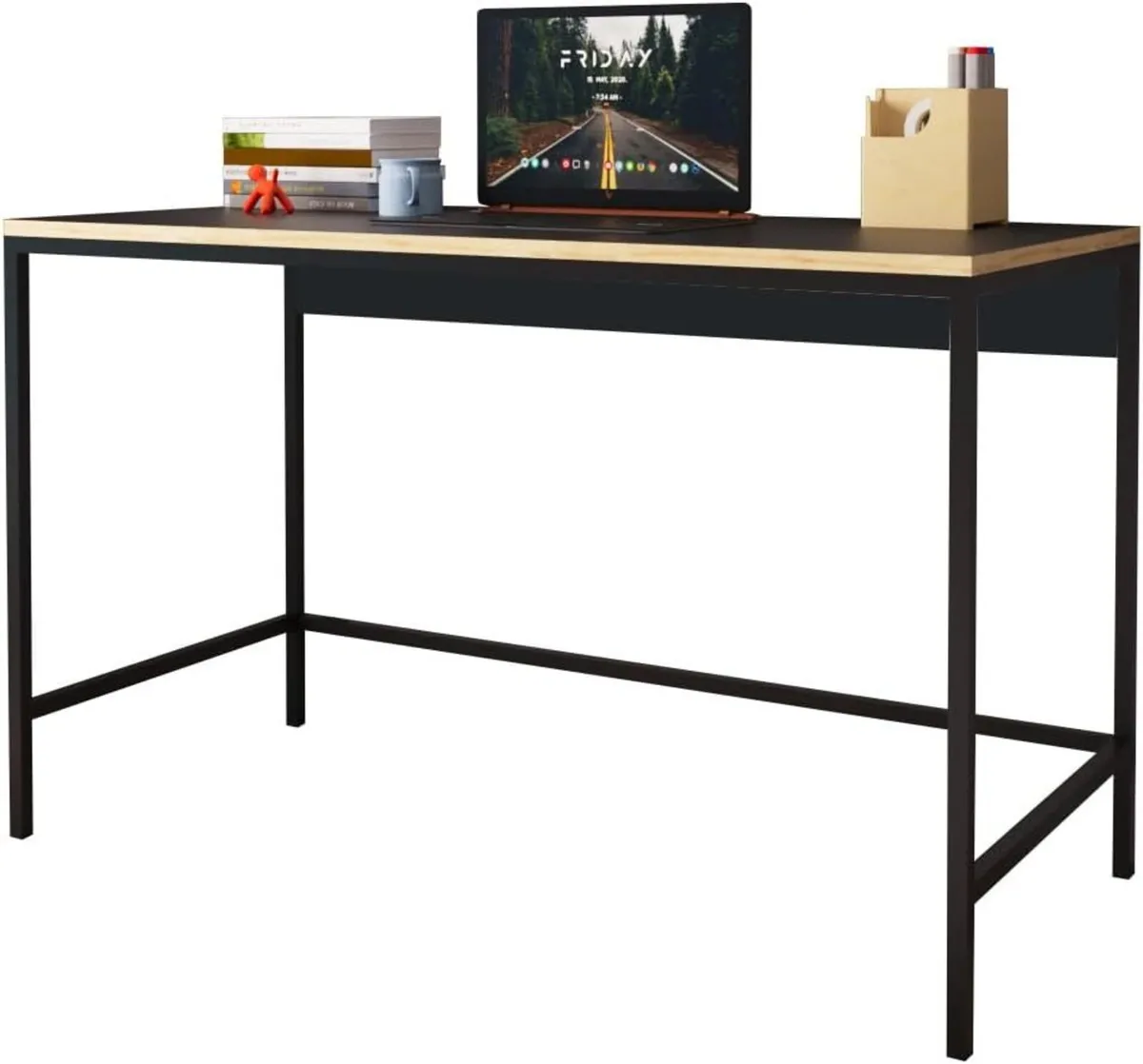 120cm Wide Home Office Desk Stylish Wooden Study - Image 1