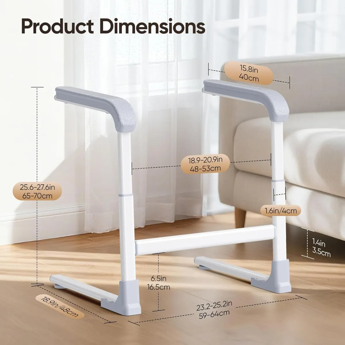 Stand Assist for Elderly Standing Aid Rail Couch - Image 2