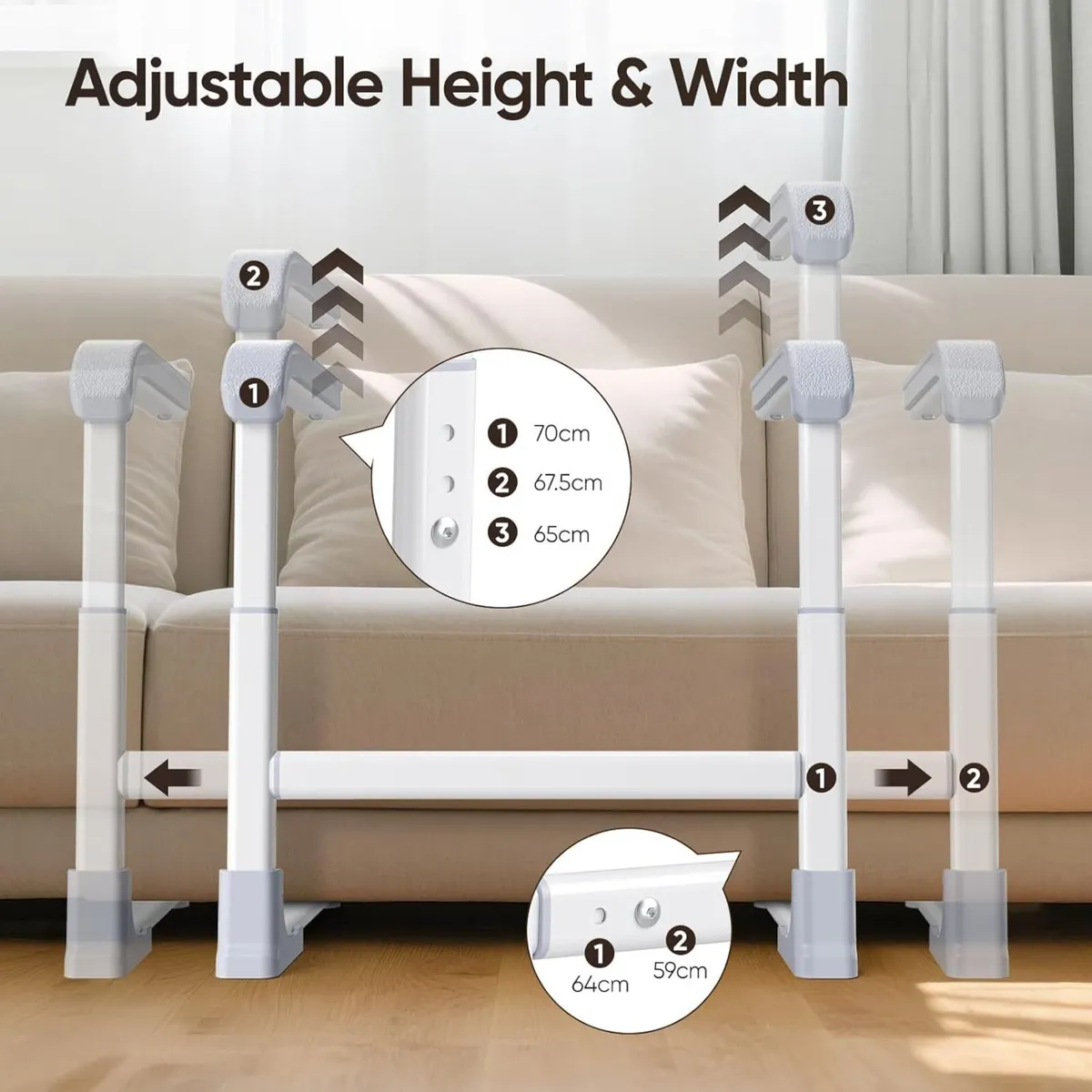 Stand Assist for Elderly Standing Aid Rail Couch - Image 3