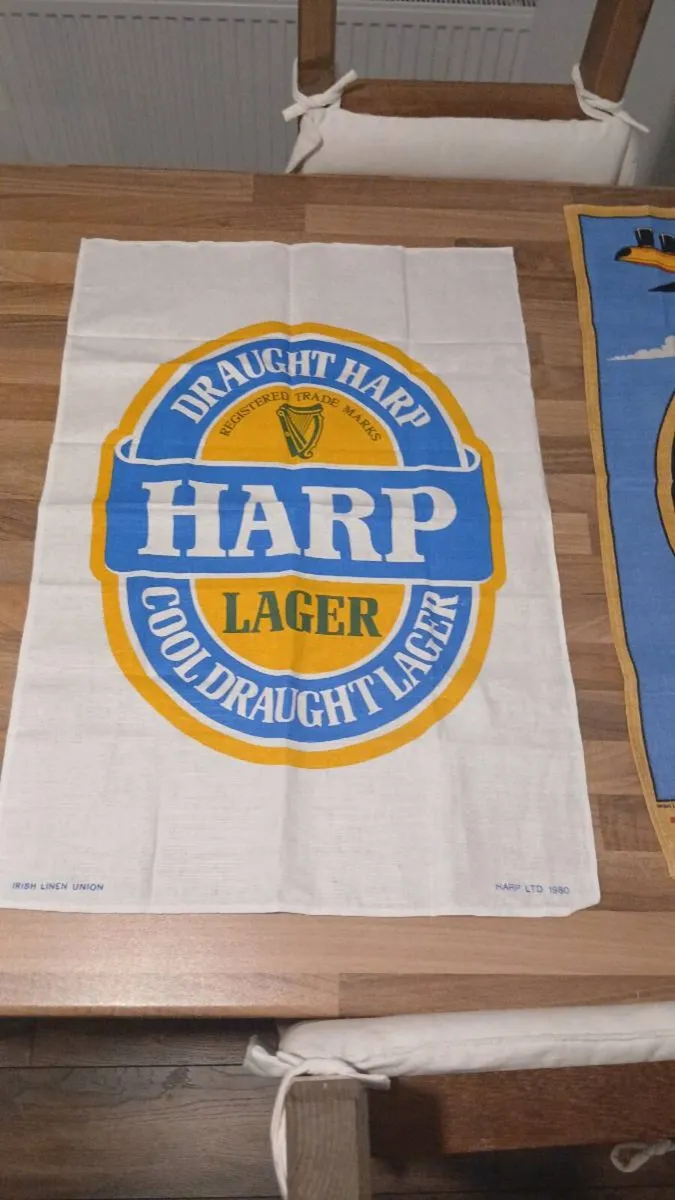 Vintage Linen company guinness/harp - Image 2