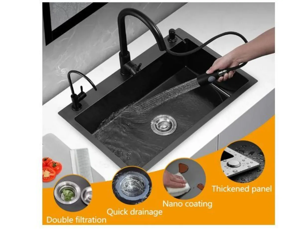 Kitchen Sink Stainless Steel - Image 4