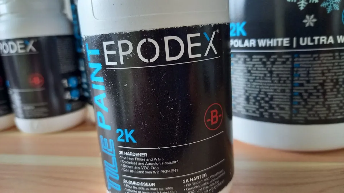 Wetroom tile paint Epodex 2K - Image 1