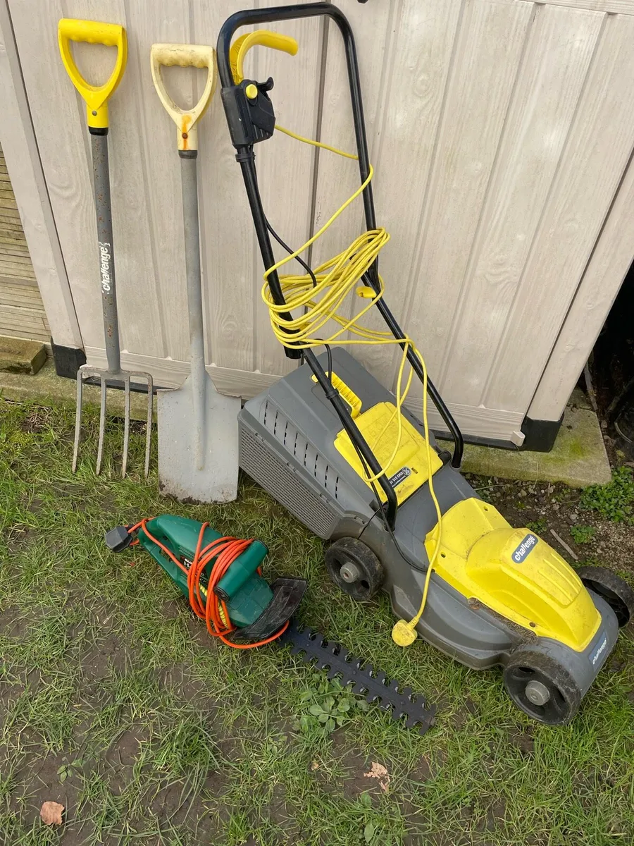 Lawn mower & garden tools