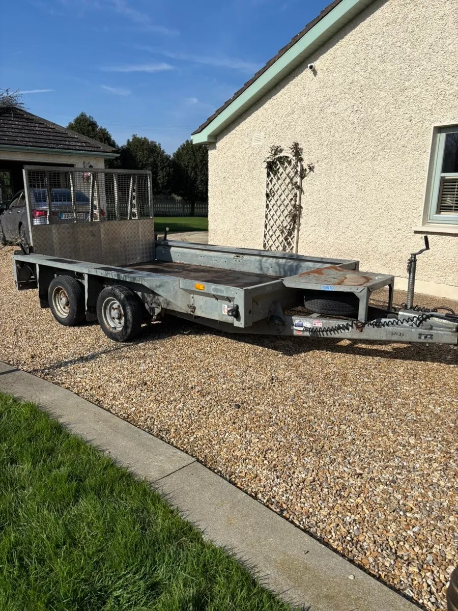 10x6 Ifor Williams Plant Trailer - Image 1