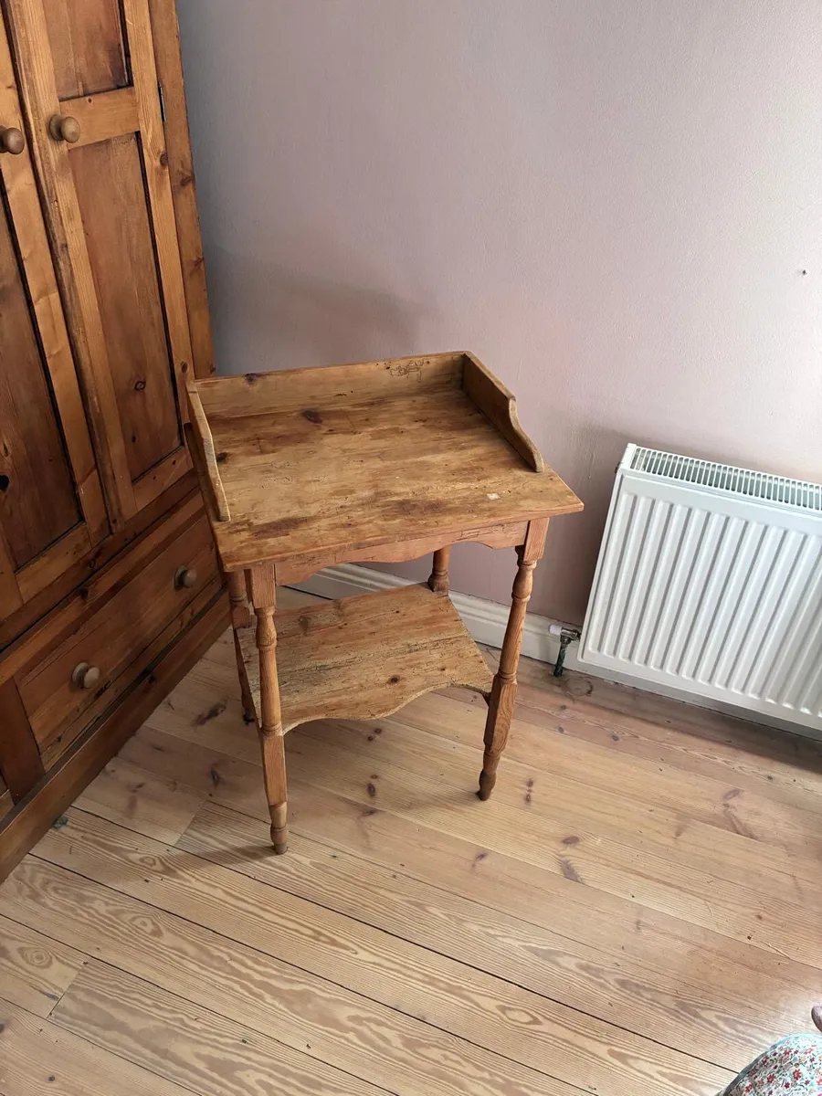 Bedside Tables wooden antique - Image 2