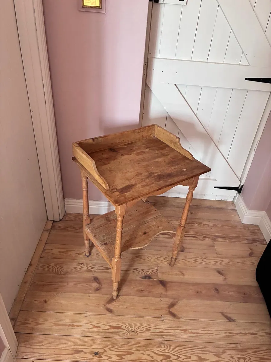 Bedside Tables wooden antique - Image 3