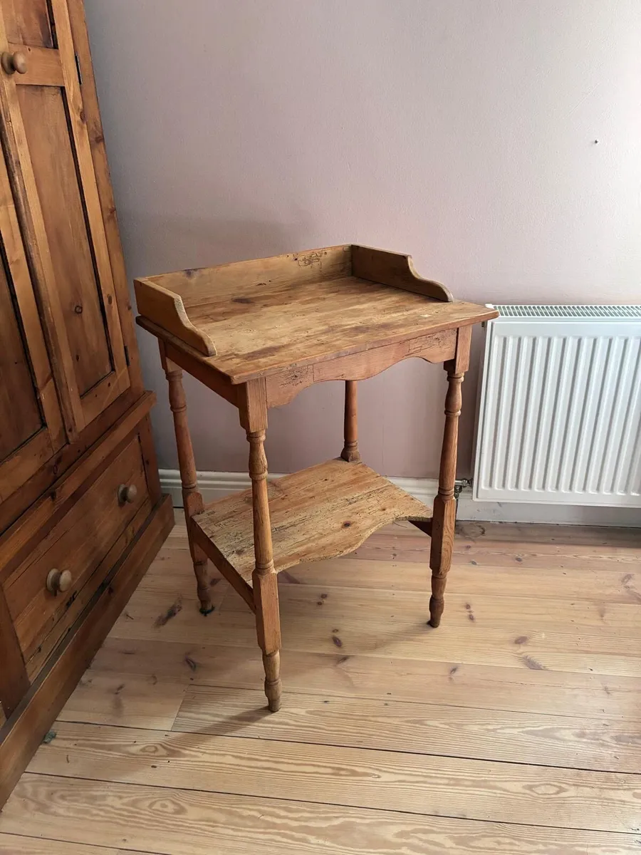 Bedside Tables wooden antique - Image 1