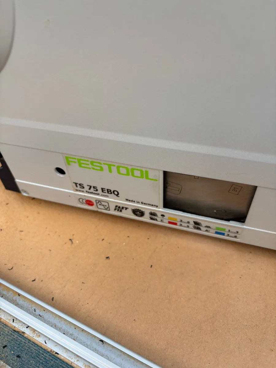 Festool ts75 ebq rarely used vgc 240 v - Image 3