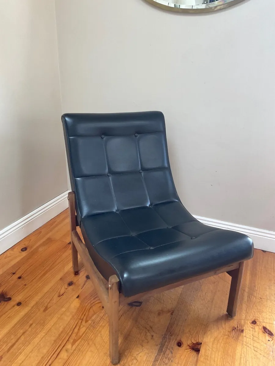 Carnnac mid century scoop lounge chair - Image 4