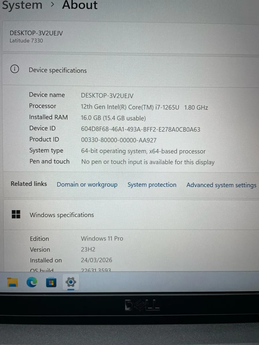 Dell Latitude 7330 i7 pro 16/256 w11 - Image 4