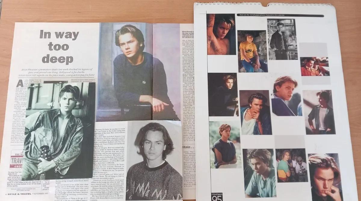 River Phoenix 1995 Calendar collection - Image 1
