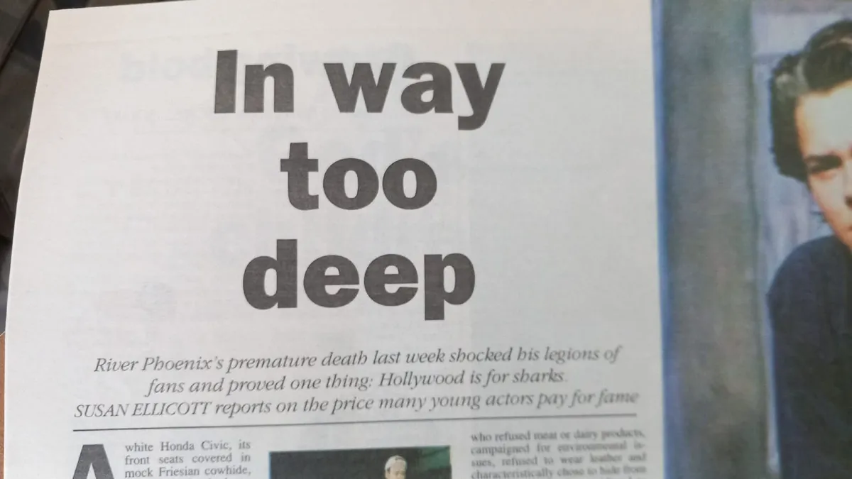 River Phoenix 1995 Calendar collection - Image 2