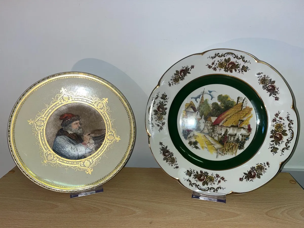 Two Antique plates - Image 2