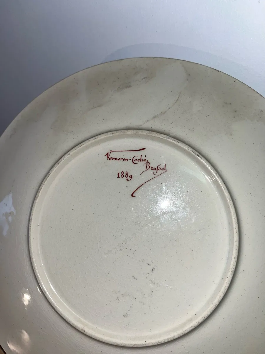 Two Antique plates - Image 3