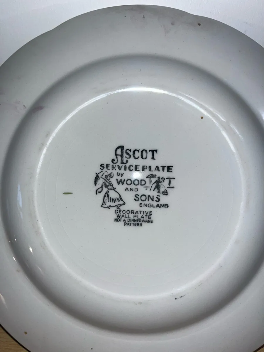 Two Antique plates - Image 4