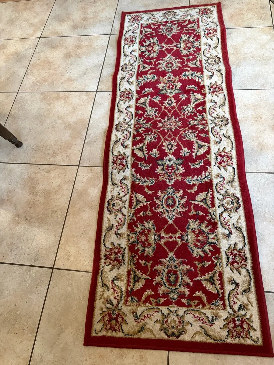 Runner rug Astrid red - Image 1