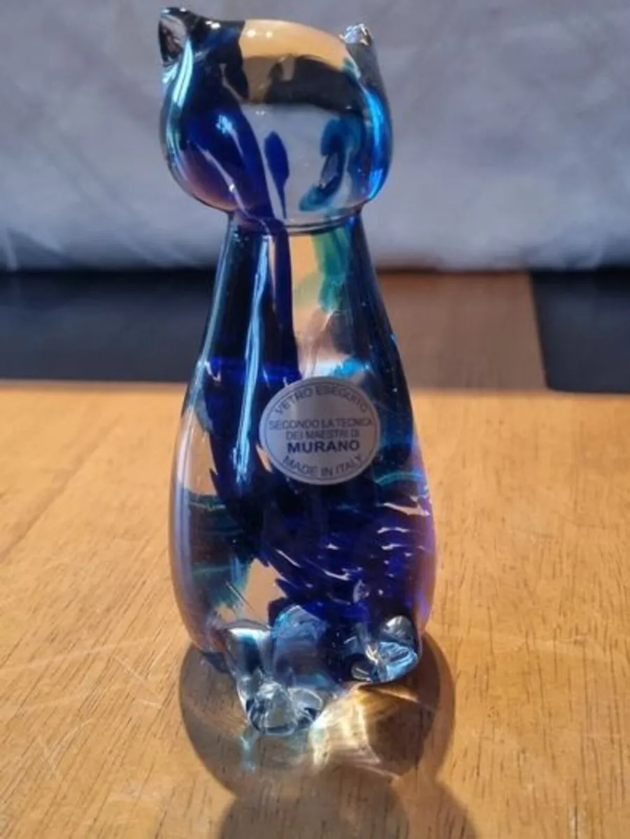 Murano glass cat - Image 1