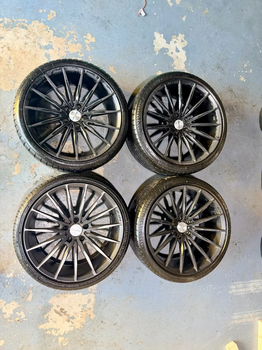 20” BMW 5x120 Satin Black Alloy Wheels - Image 1