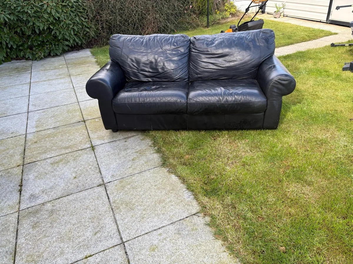 Free leather sofa