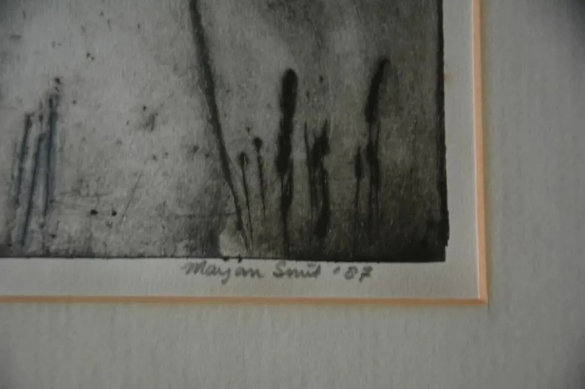Modern drypoint etchings by Marjan Smit. - Image 3